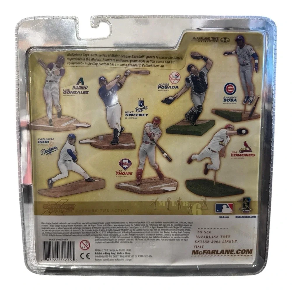 Mike Sweeney 2003 McFarlane Toys MLB Series 6 Kansas City‎ Royals Action Figure
